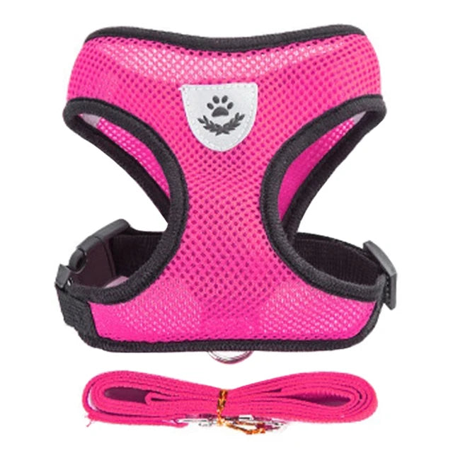 Adjustable Mesh Cat & Dog Harness