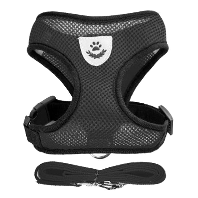 Adjustable Mesh Cat & Dog Harness