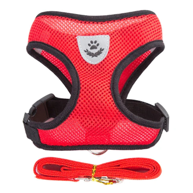 Adjustable Mesh Cat & Dog Harness