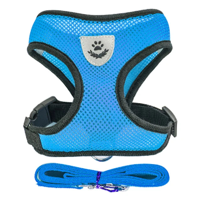 Adjustable Mesh Cat & Dog Harness