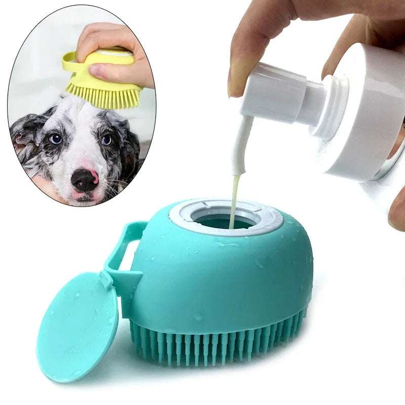 Silicone Pet Bath Massage Brush