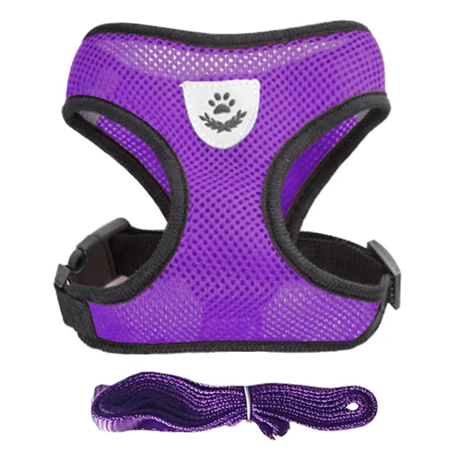 Adjustable Mesh Cat & Dog Harness