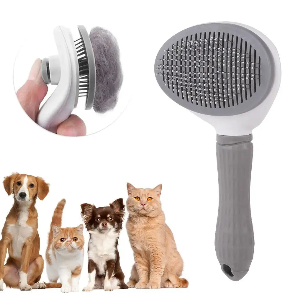 Automatic Pet Hair Removal Comb