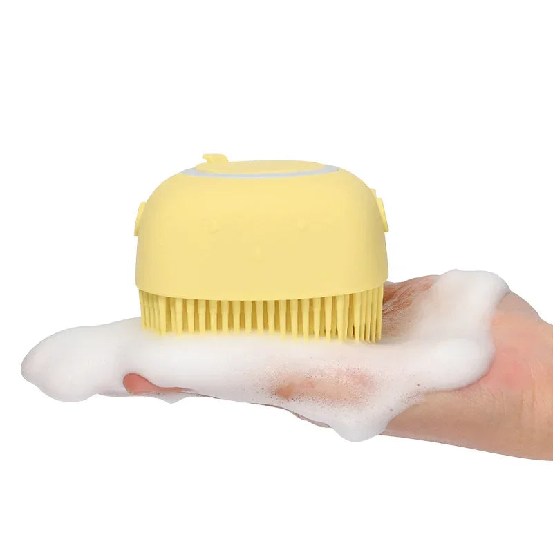 Silicone Pet Bath Massage Brush