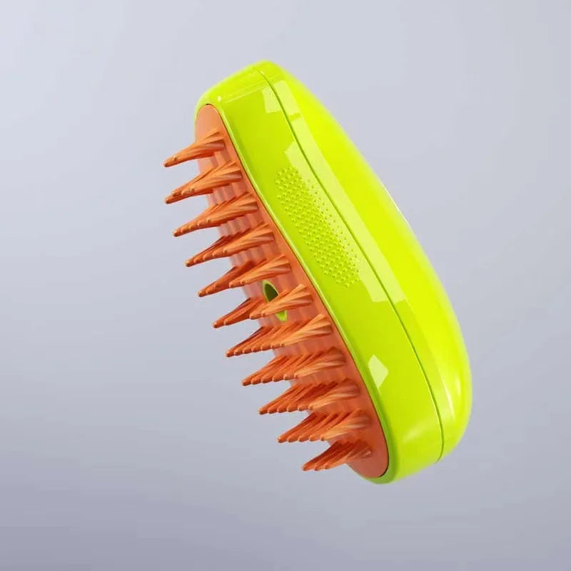 Electric 3-in-1 Pet Grooming Brush with Steam Spray